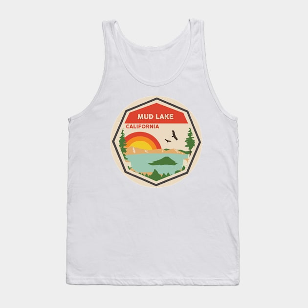 Mud Lake California Colorful Scene Tank Top by POD4